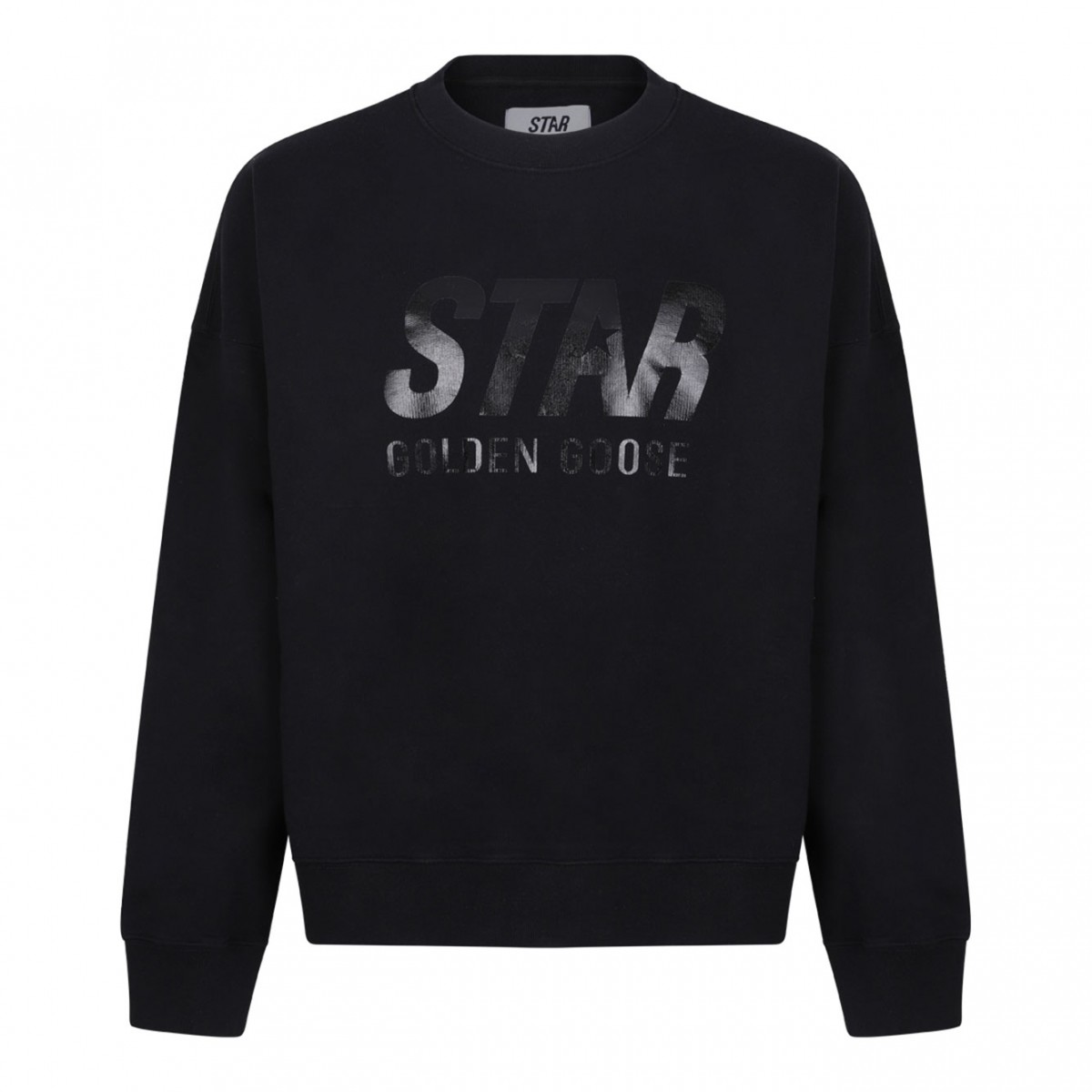 Black Logo Stamp Sweatshirt