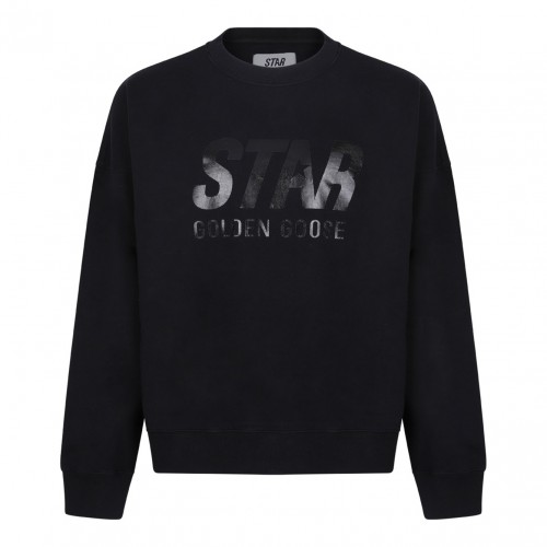 Black Logo Stamp Sweatshirt