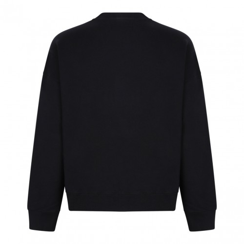 Black Logo Stamp Sweatshirt