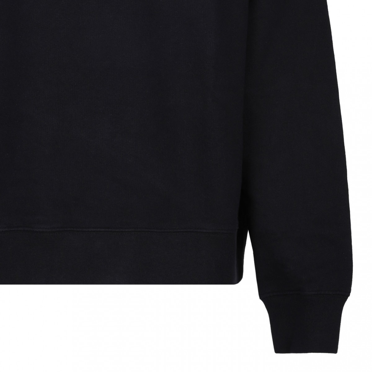 Black Logo Stamp Sweatshirt