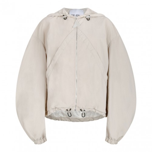 Ice Hooded Bomber Jacket