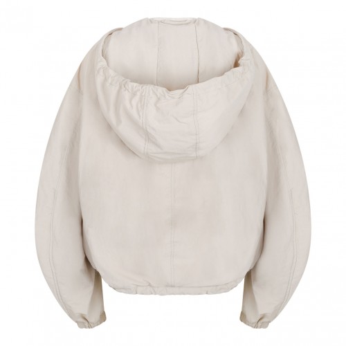 Ice Hooded Bomber Jacket