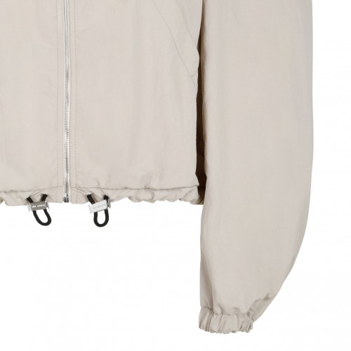 Ice Hooded Bomber Jacket