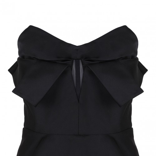 Black Strapless Corset Top