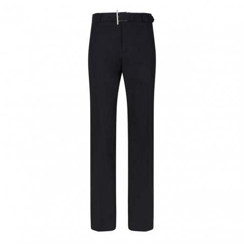 Black T-Bar Belted Pants