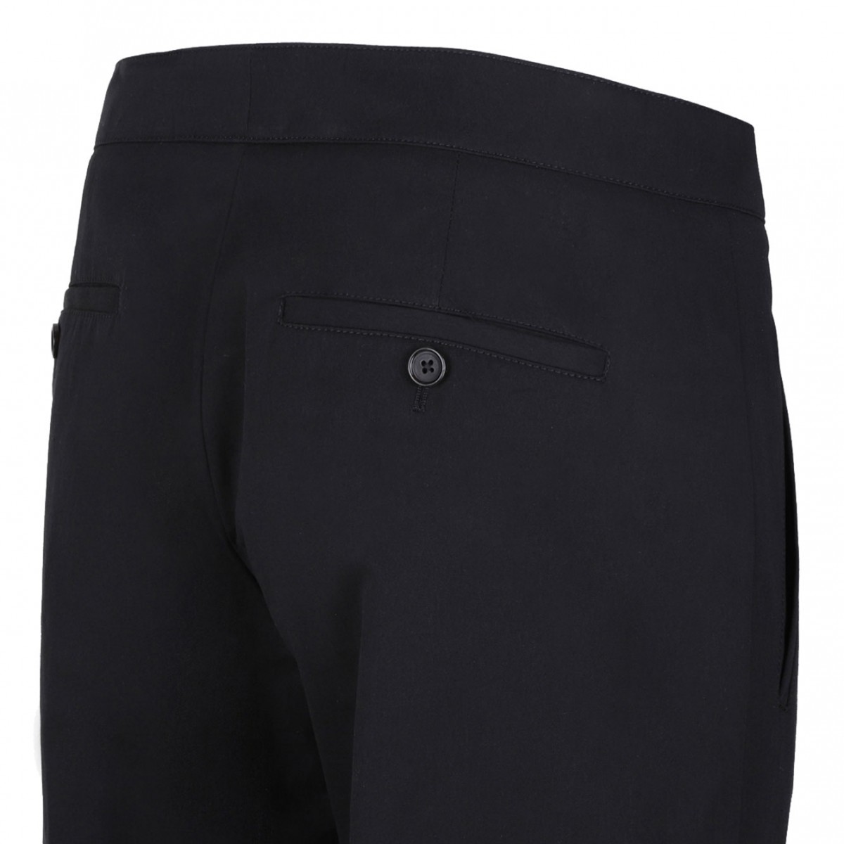 Black T-Bar Belted Pants