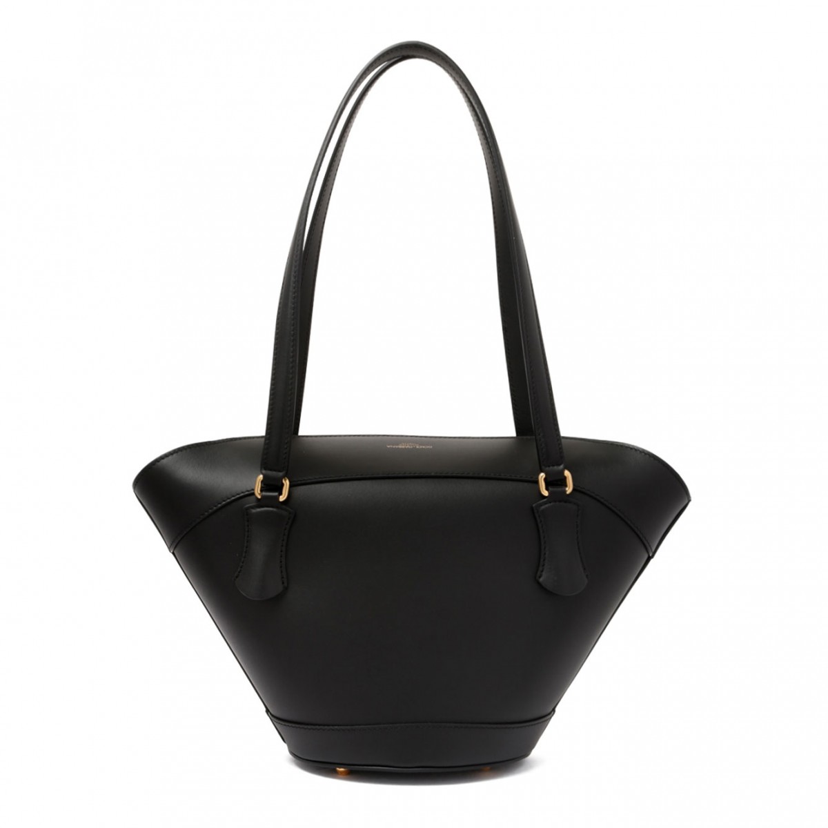 Black Coffa Capri Leather Shoulder Bag