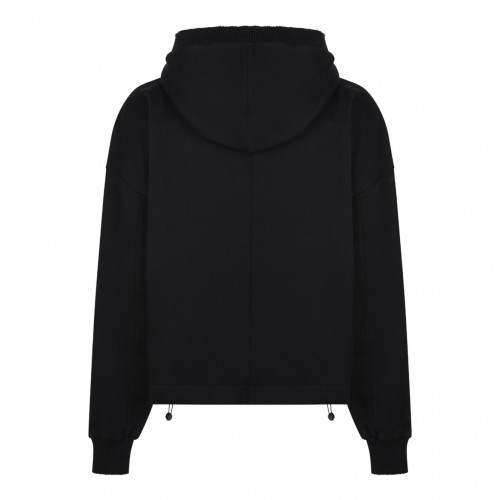 Black Cotton Hoodie 2