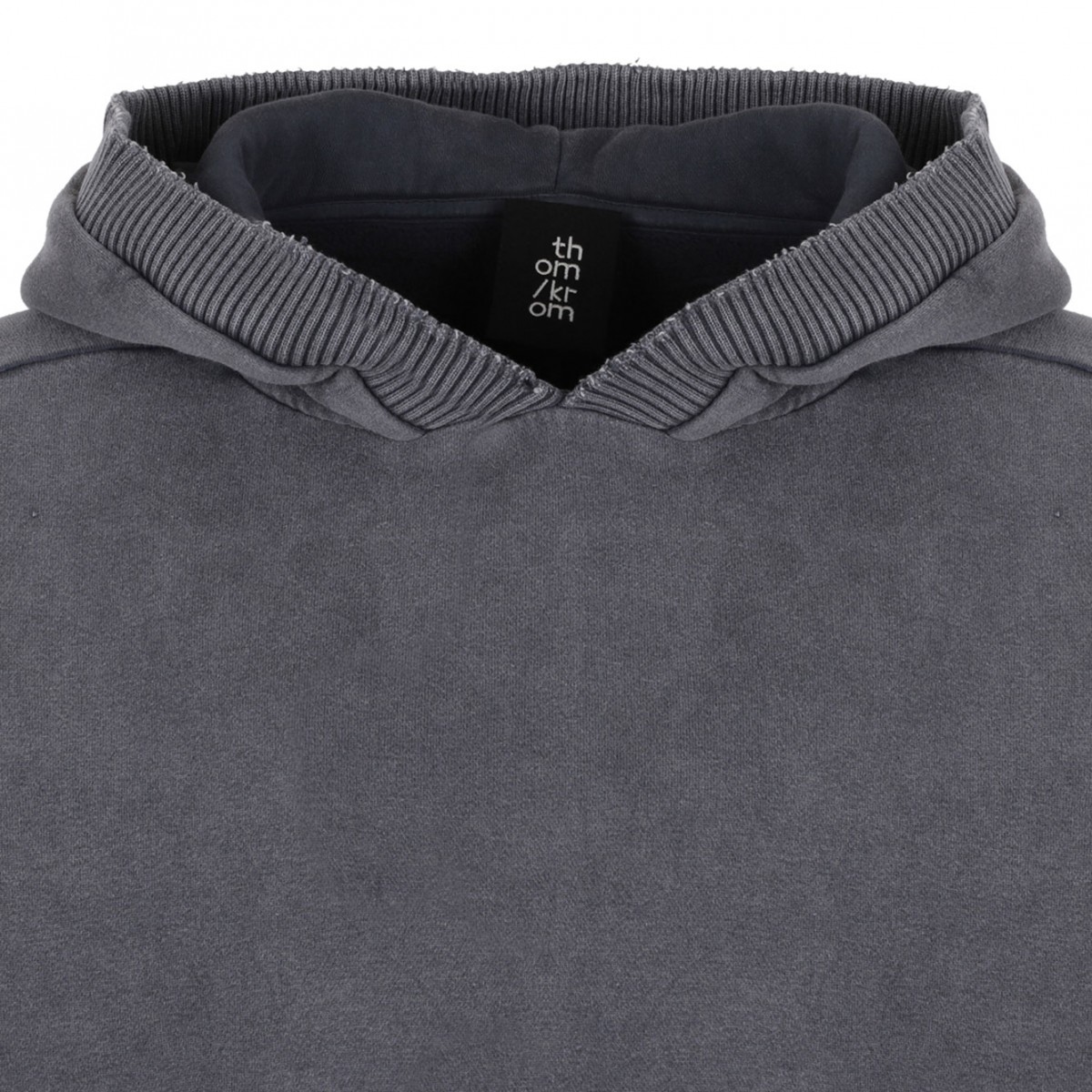 Used Grey Cotton Hoodie