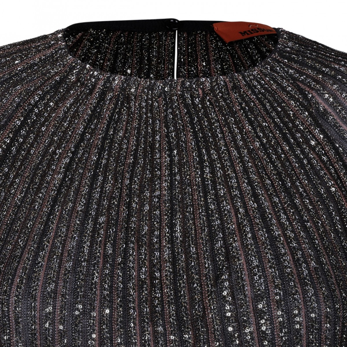 Multicolour Sequin Striped Blouse