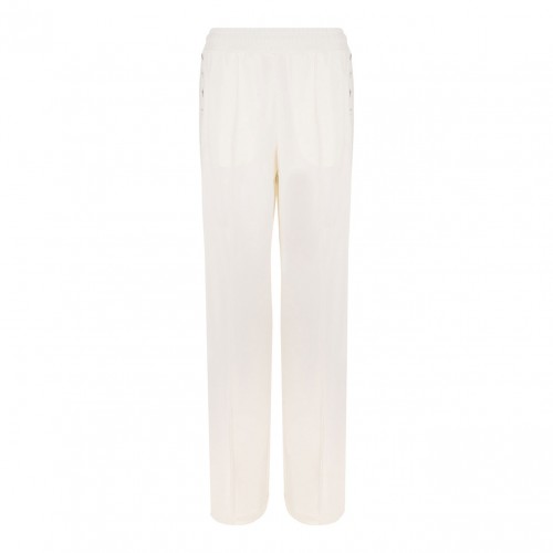 Ivory White Dorotea Star Track Pants