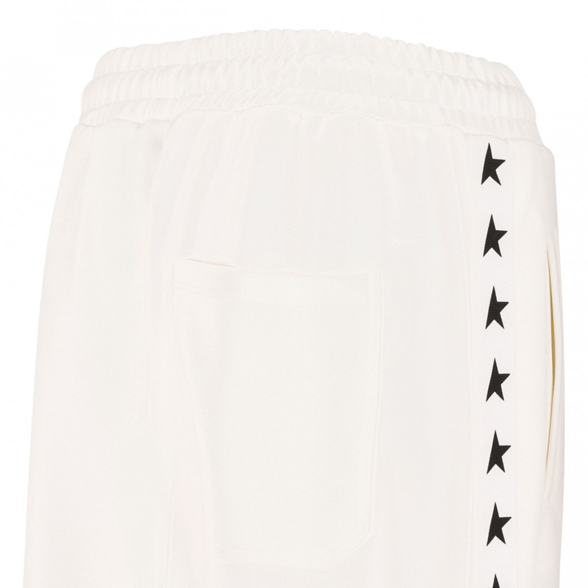 Ivory White Dorotea Star Track Pants