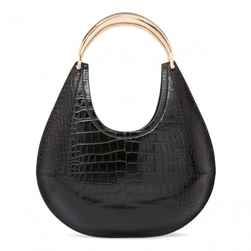 Black Medium Jewel Handle Bag 2