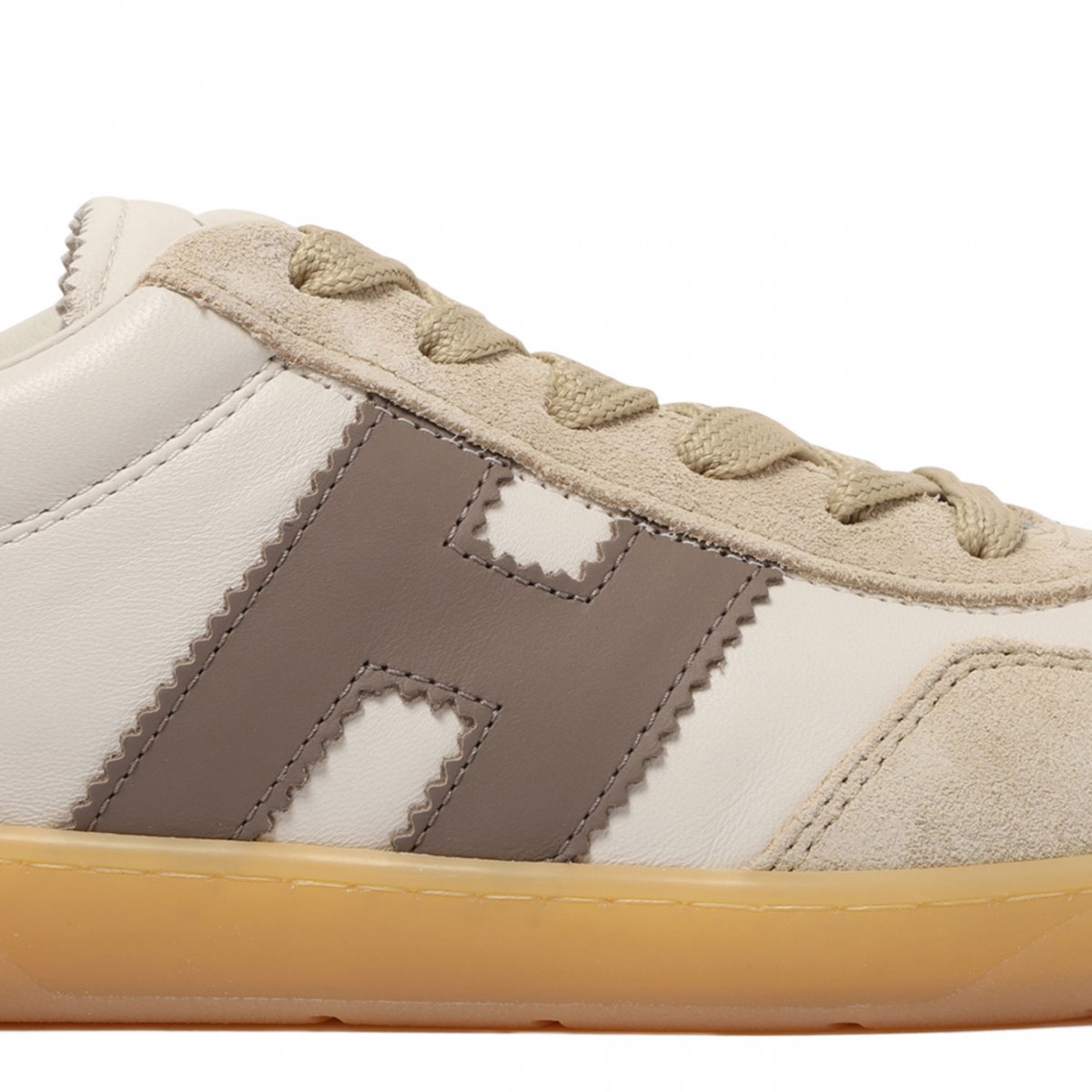 White and Multicolour Cool Panelled Sneakers