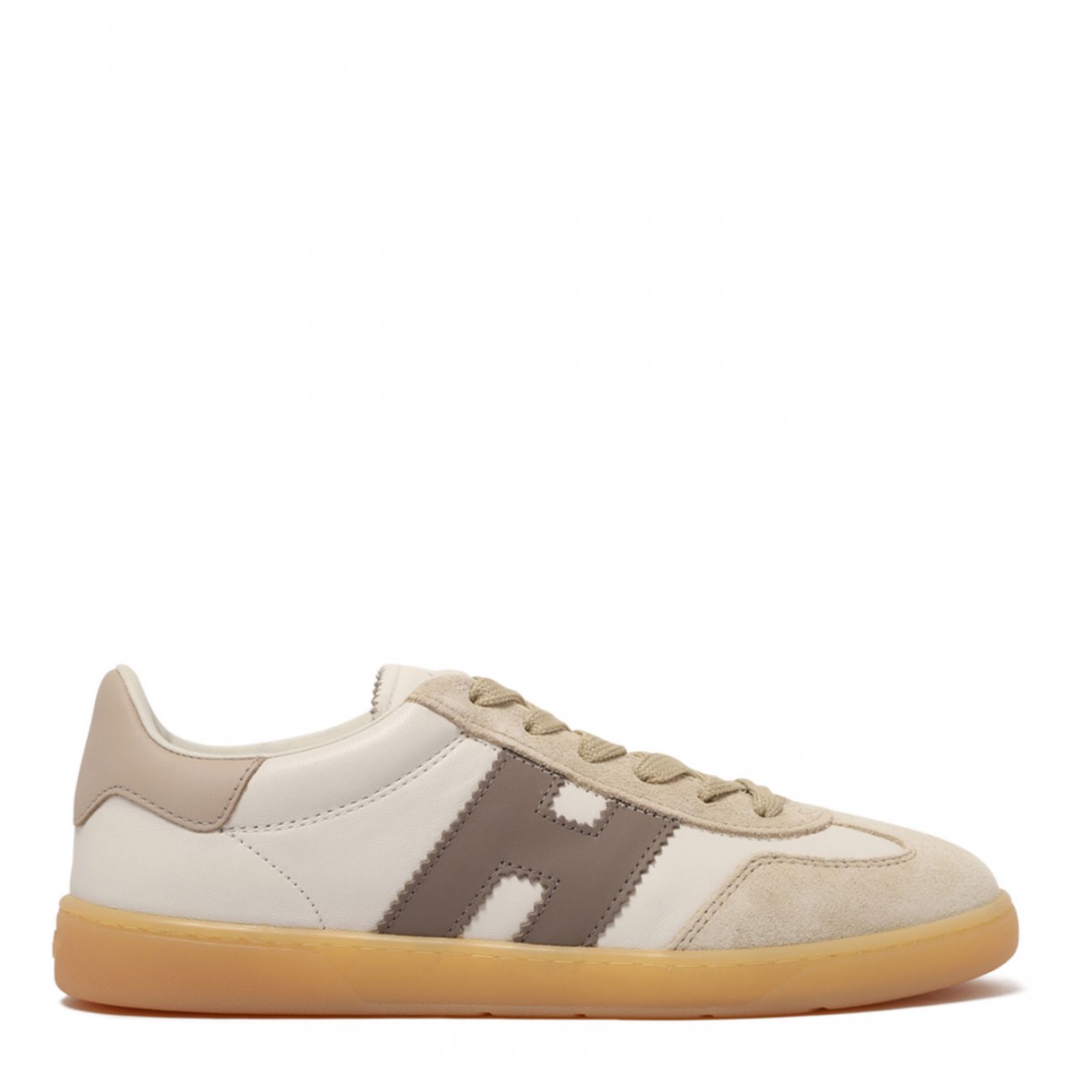 White and Multicolour Cool Panelled Sneakers