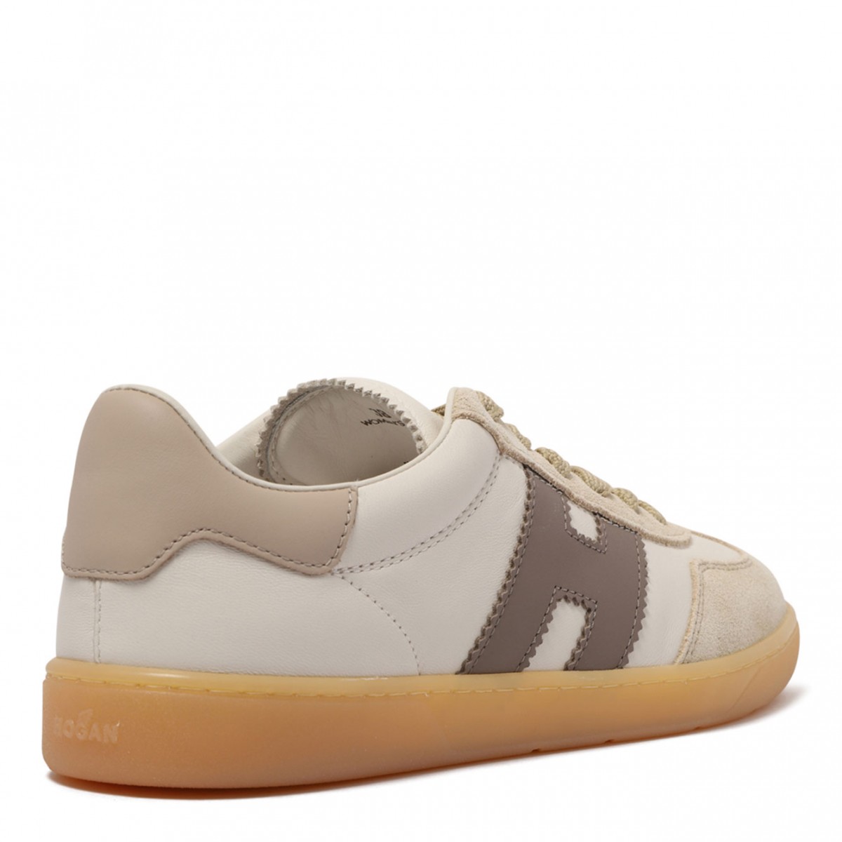 White and Multicolour Cool Panelled Sneakers