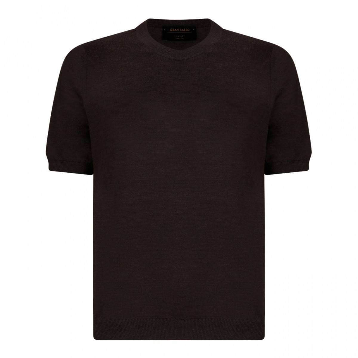 Brown Knitwear T-Shirt