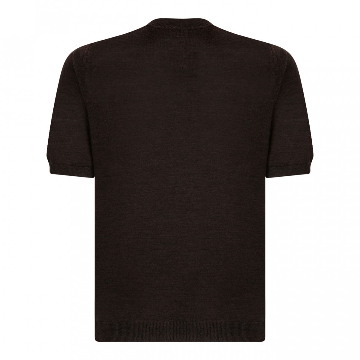 Brown Knitwear T-Shirt