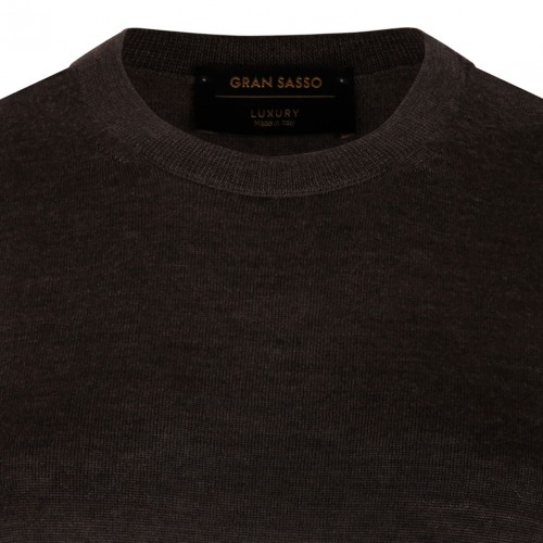 Brown Knitwear T-Shirt