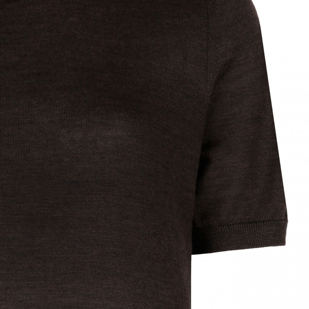 Brown Knitwear T-Shirt