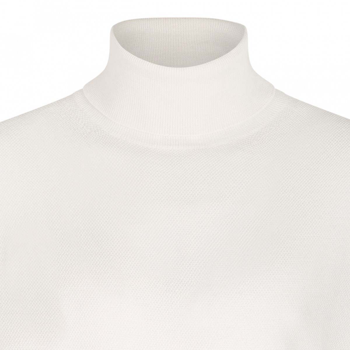 White High Neck Sweater