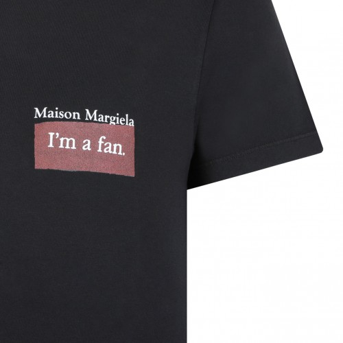 Charcoal Slogan Print T-Shirt