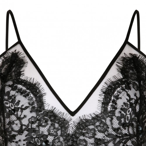 Black Lace Embellished Body