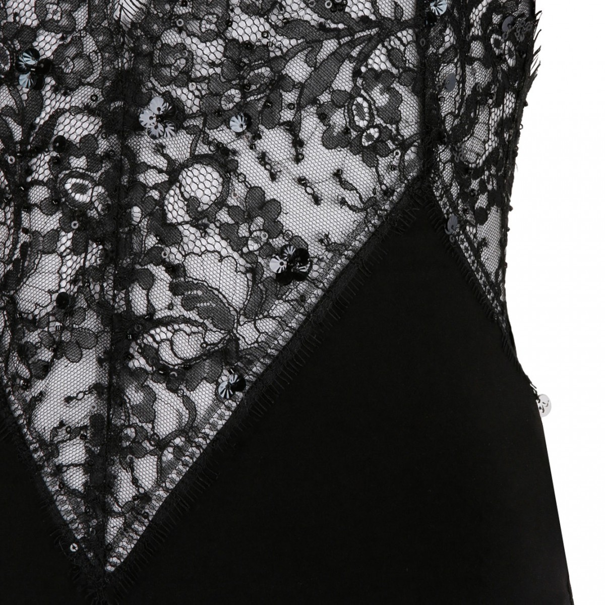 Black Lace Embellished Body