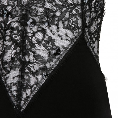 Black Lace Embellished Body