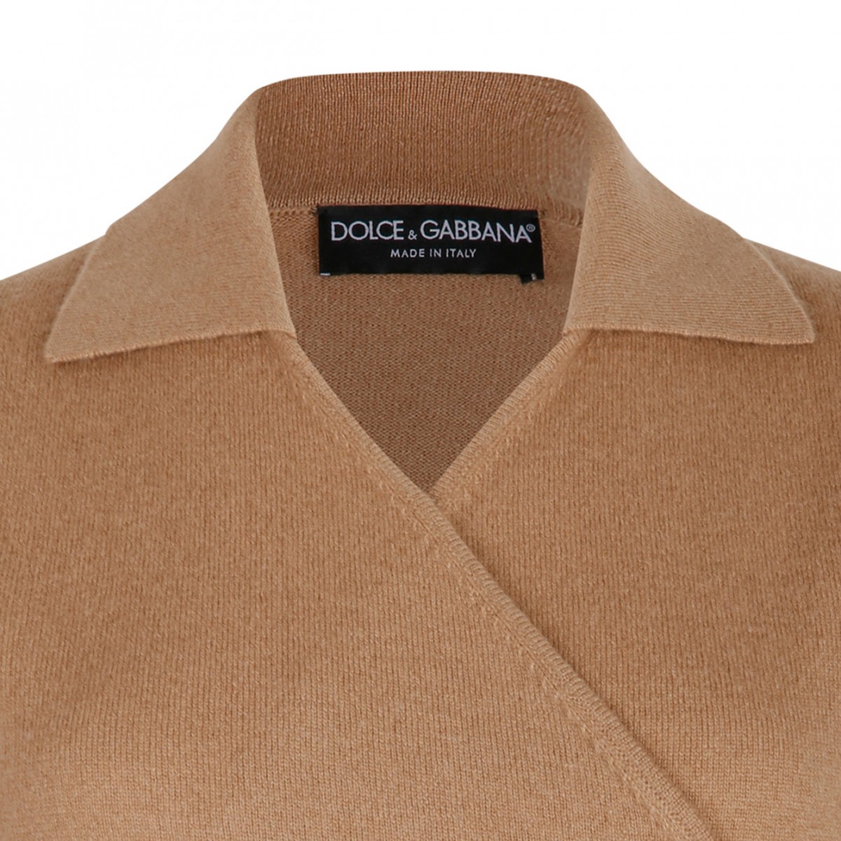 Light Brown Cashmere Wrap Cardigan