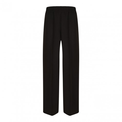 Brown Wool Garbadine Trousers