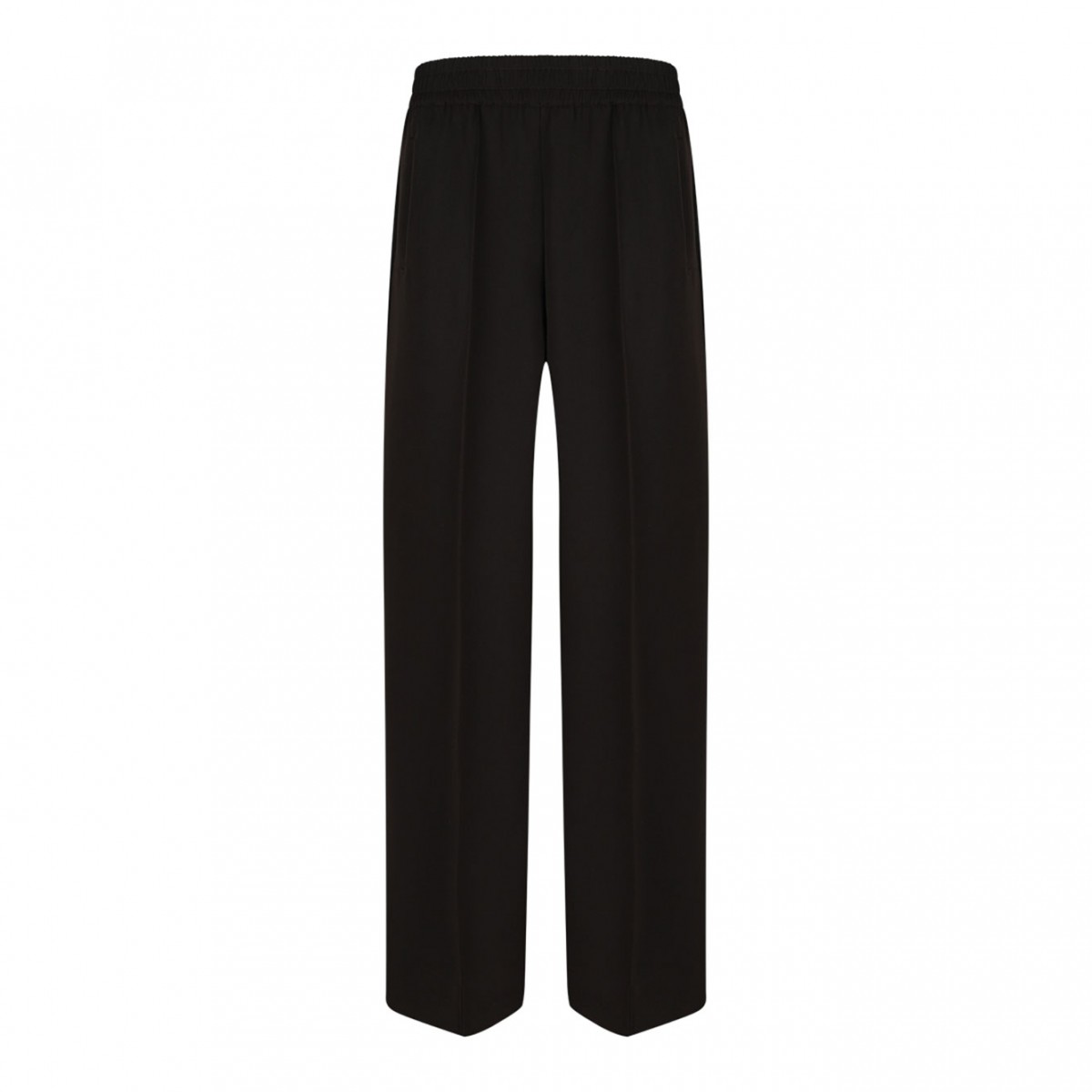 Brown Wool Garbadine Trousers