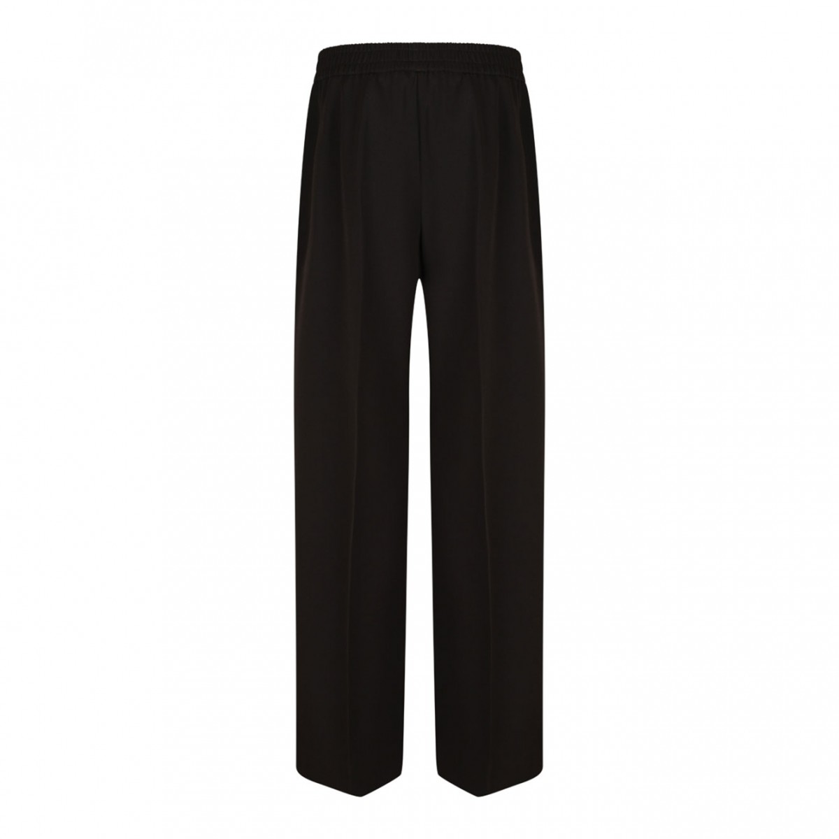 Brown Wool Garbadine Trousers