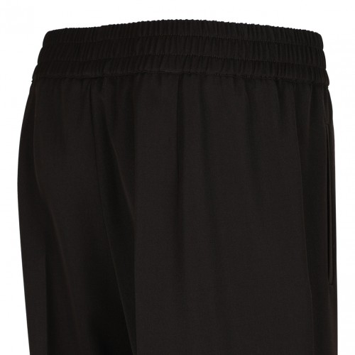 Brown Wool Garbadine Trousers