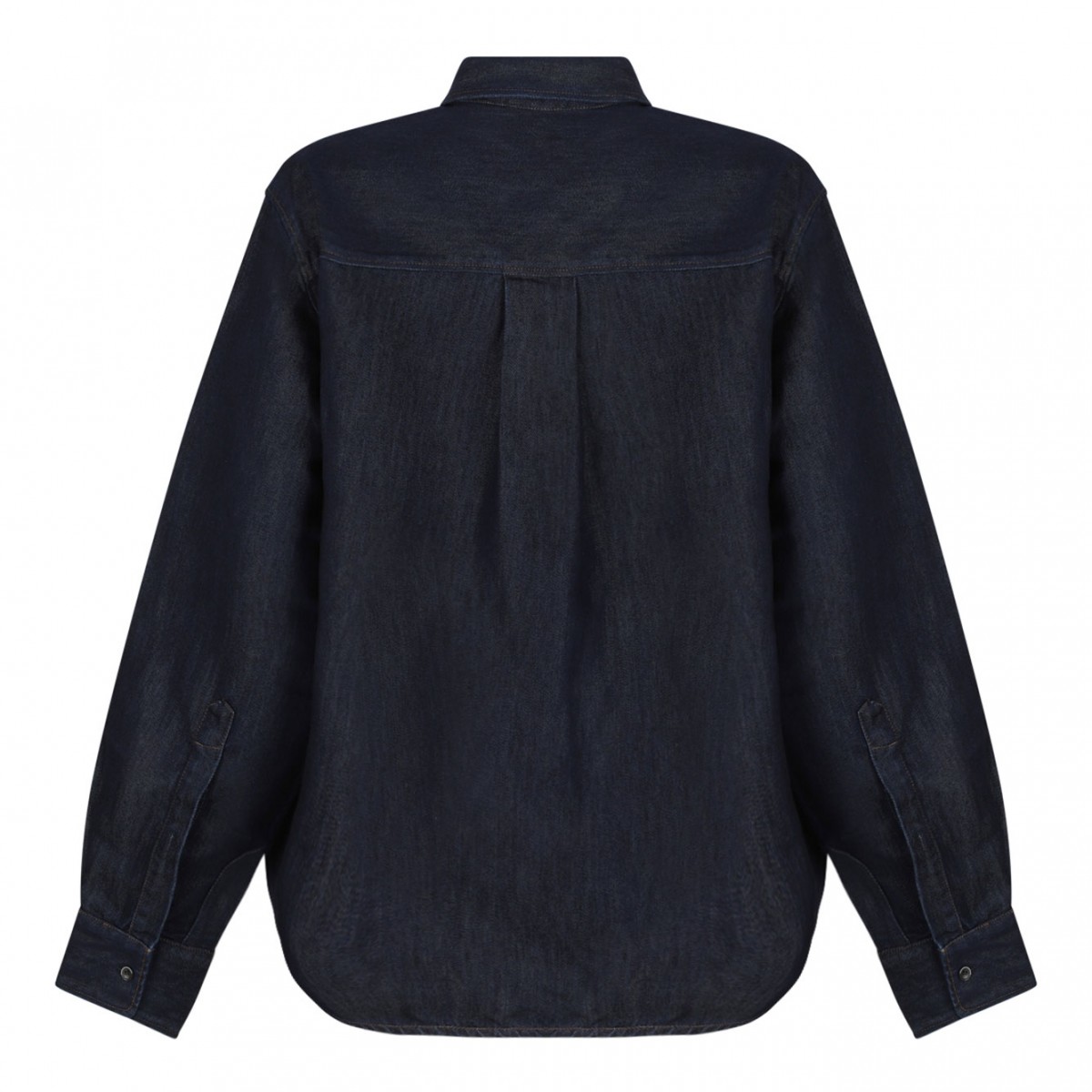 Dark Blue Denim Shirt