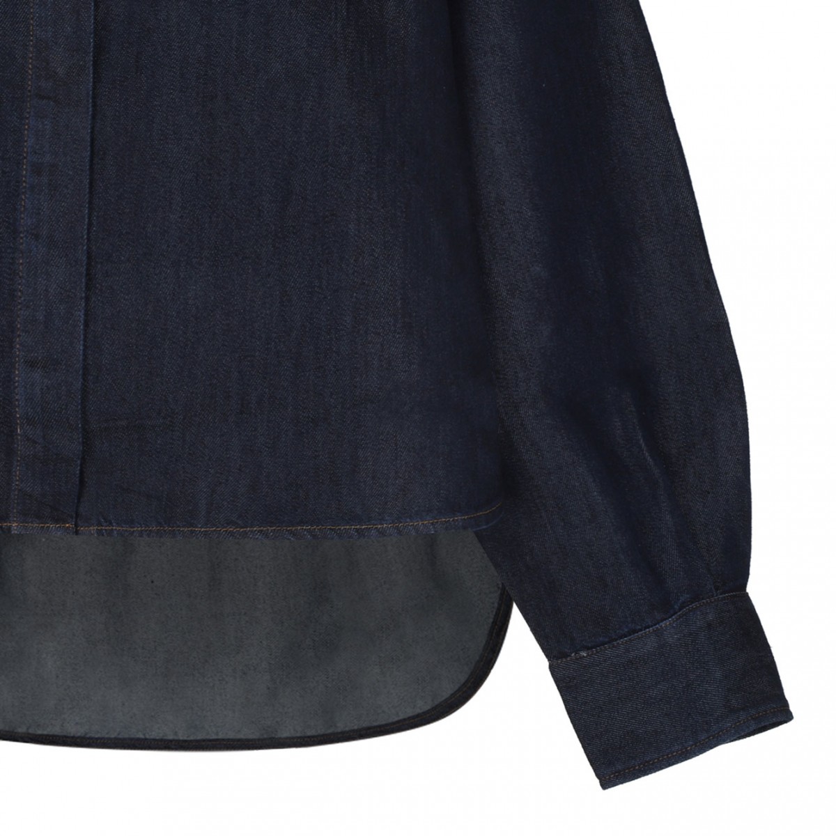 Dark Blue Denim Shirt