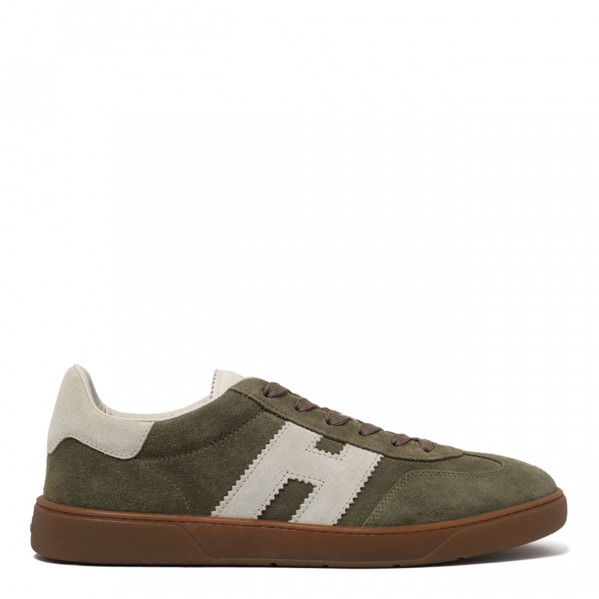 Dark Green Cool Suede Sneakers