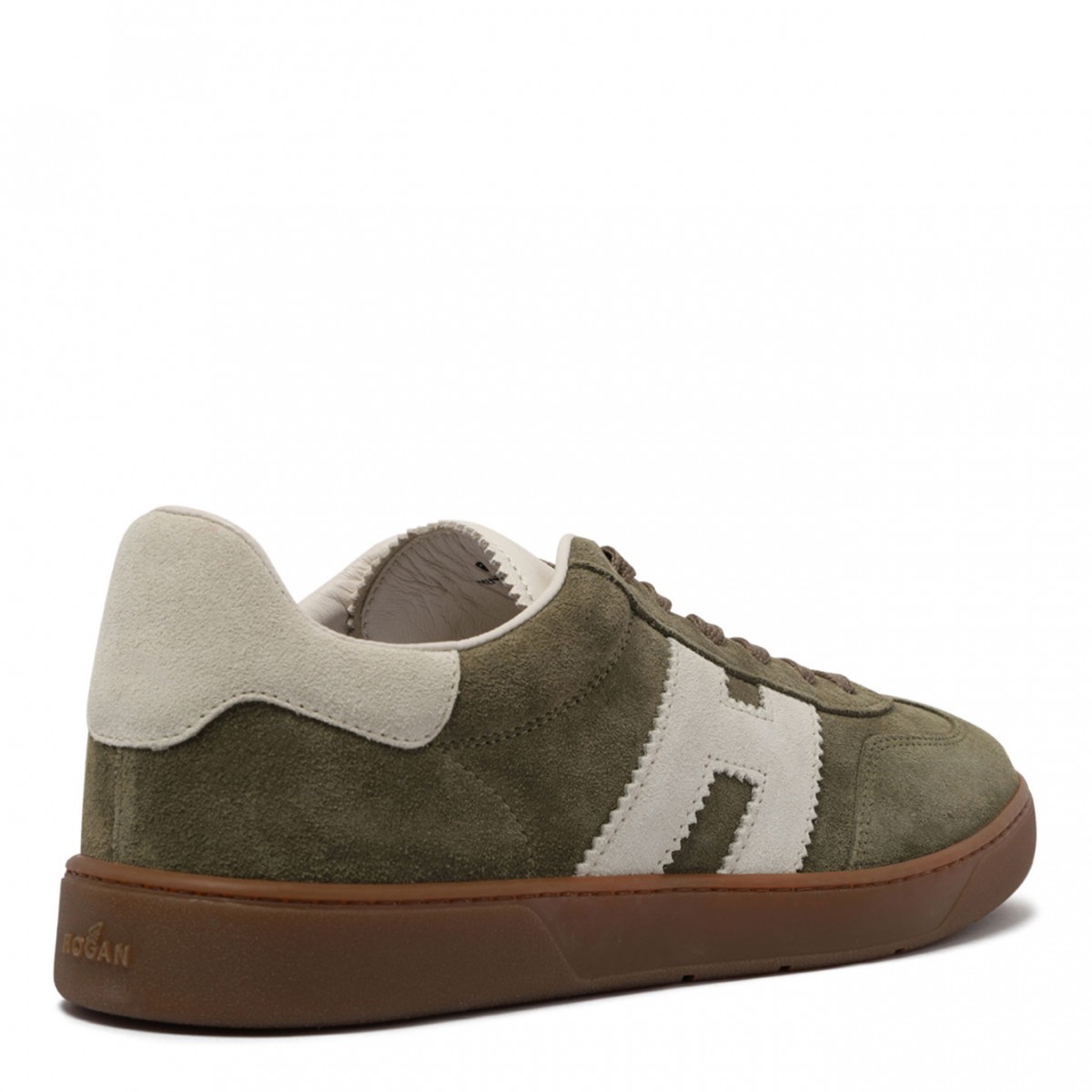 Dark Green Cool Suede Sneakers
