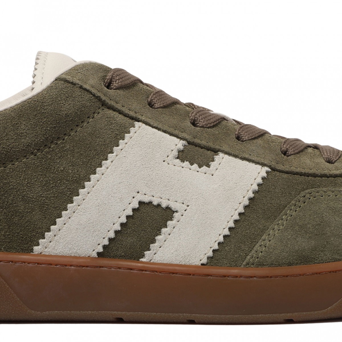 Dark Green Cool Suede Sneakers