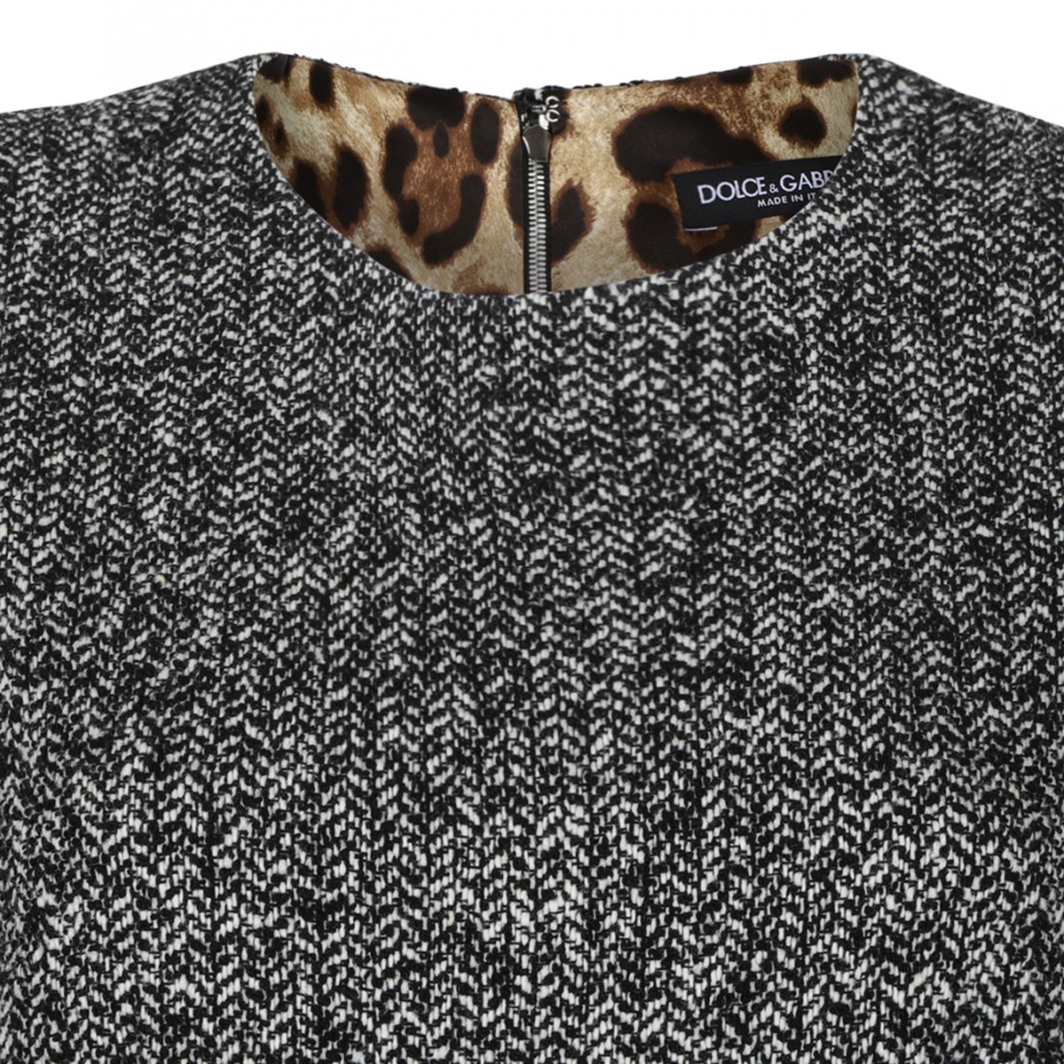 Grey Pleat Detail Midi Dress