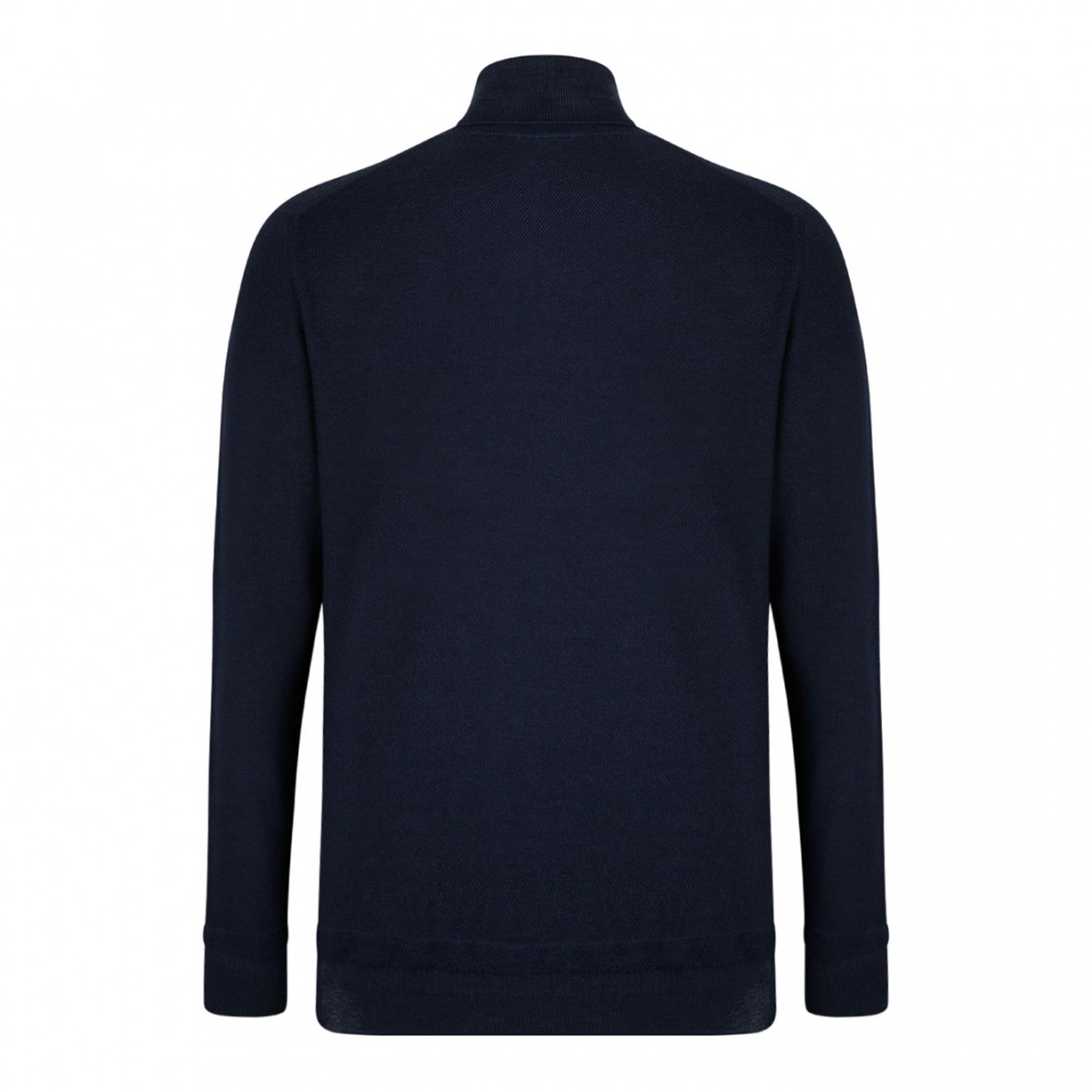 Navy Blue High Neck Sweater