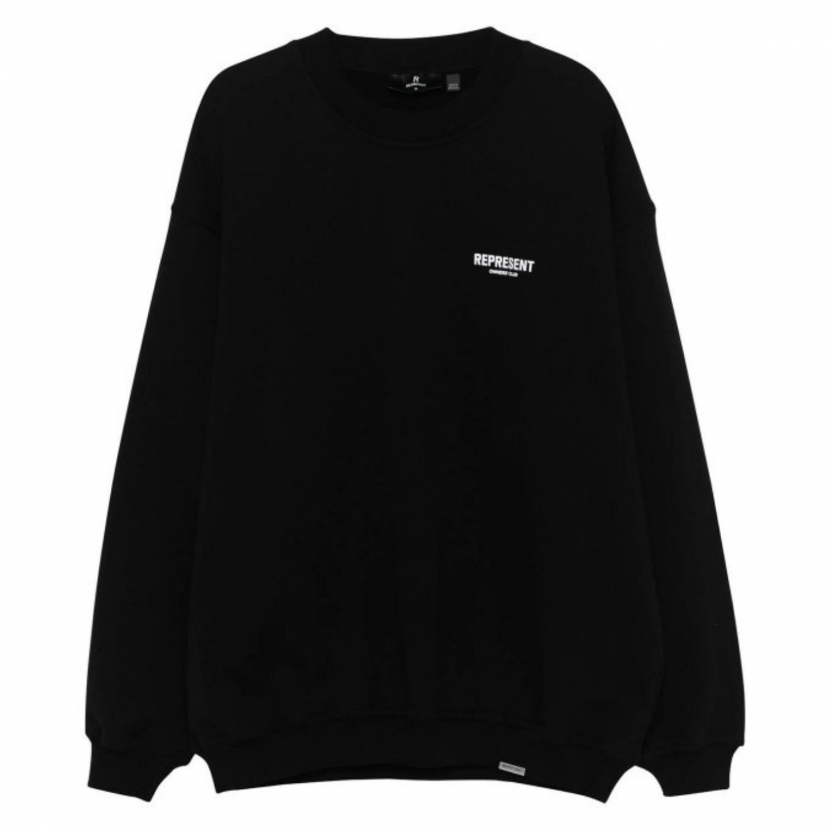 Black Logo Print Sweatshirt