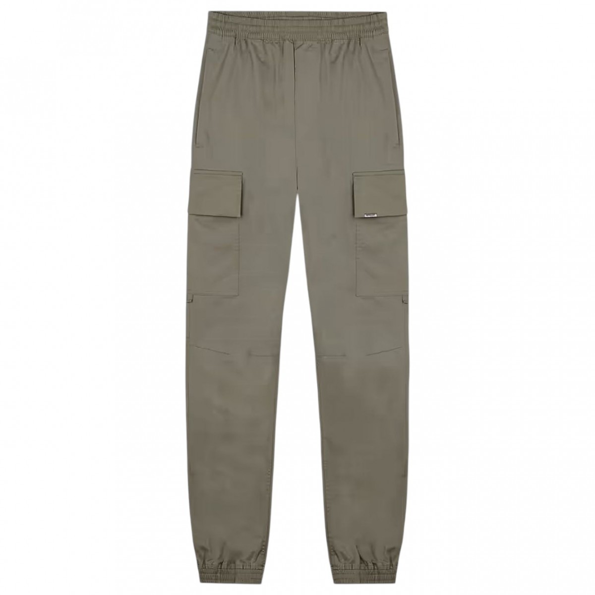 Olive Cargo Pant Cuffed