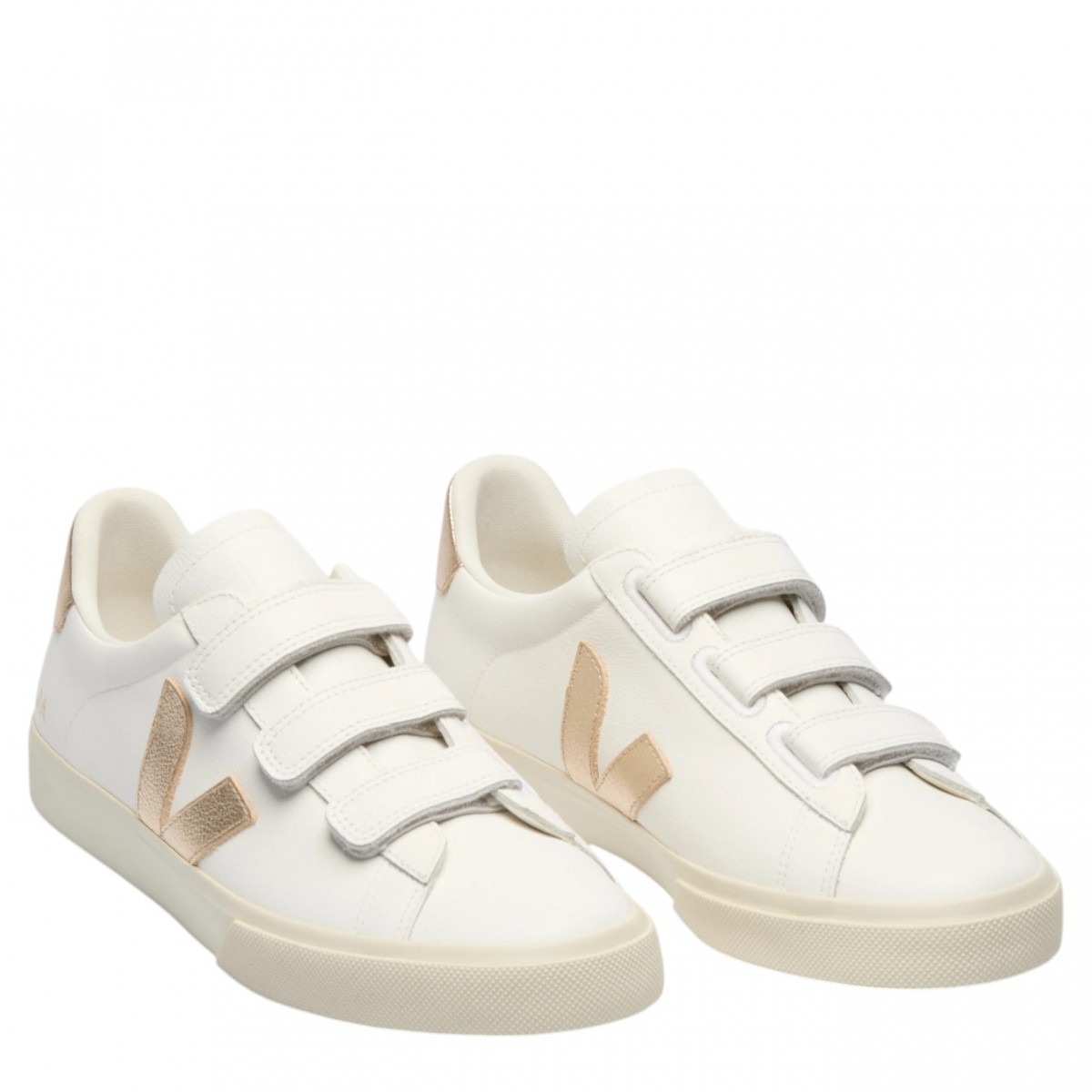 White Recife Leather Sneakers