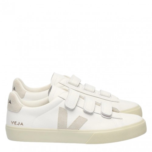 White Recife Leather Sneakers