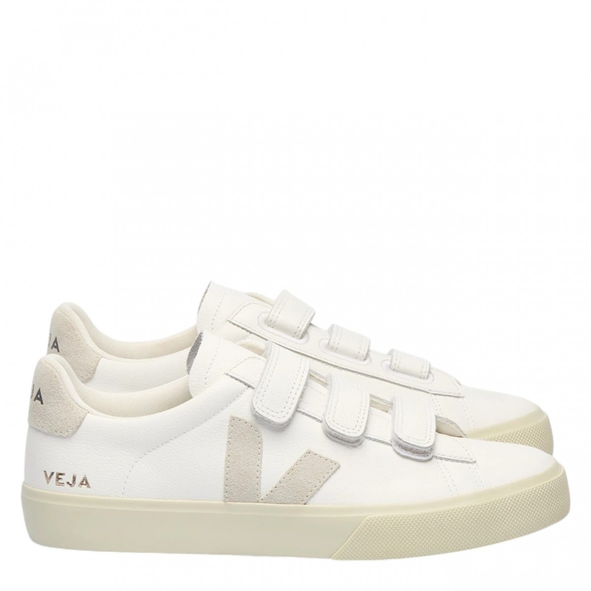 White Recife Leather Sneakers