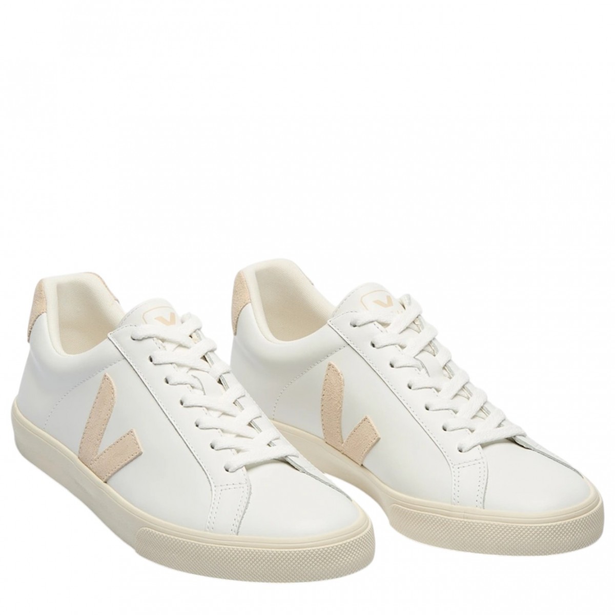 White Esplar Leather Sneakers