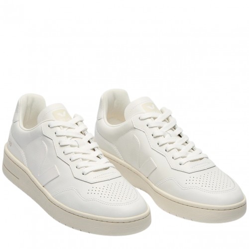 White V-90 Leather Sneakers 2