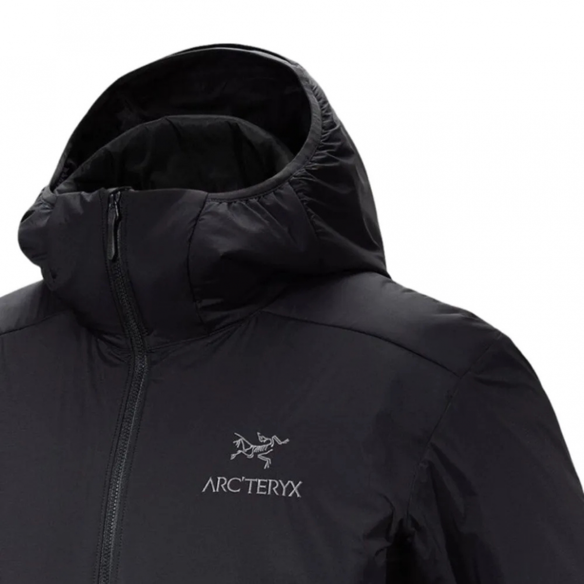 Black Hooded Down Jacket