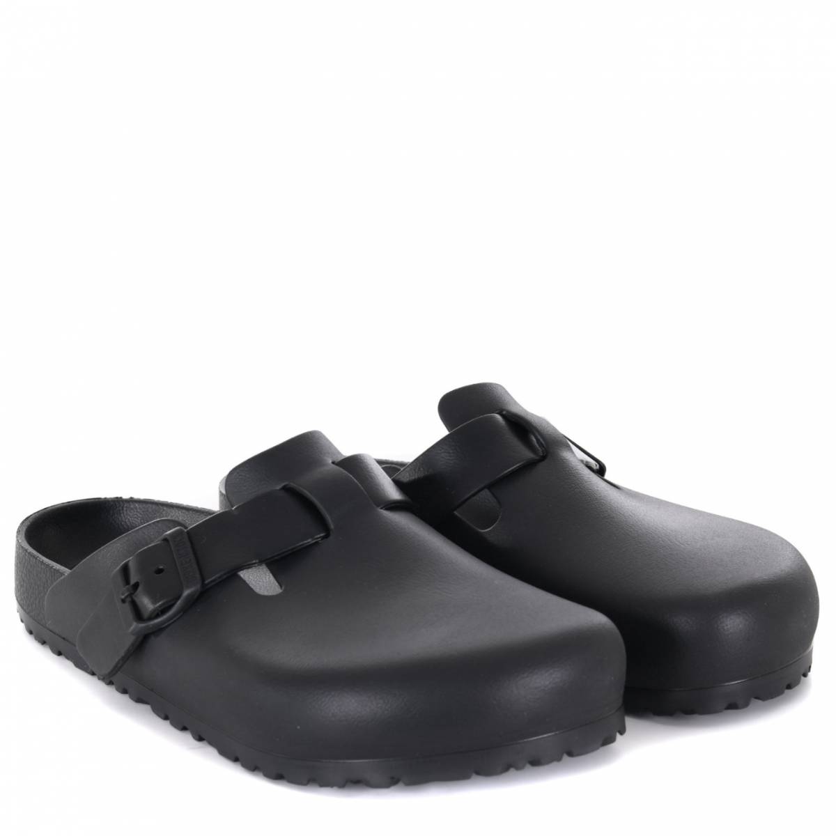 Black Boston Rubber Clogs